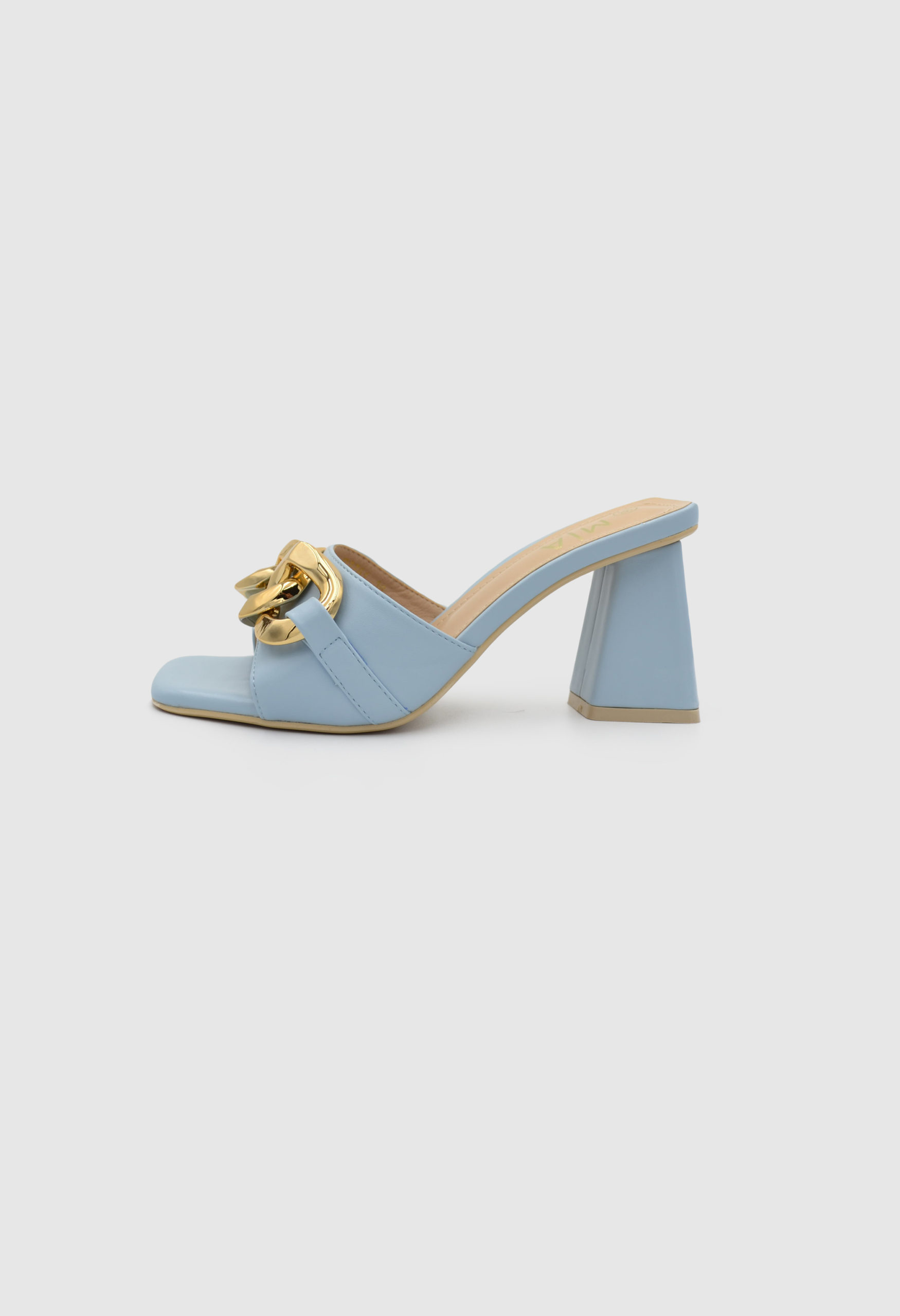 Women’s Square Toe Heeled Mules Blue / 945344 Ανοιχτά Παπούτσια joya.gr