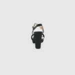 Γυναικεία Πέδιλα με Χοντρό Ψηλό Τακούνι σε Μαύρο Χρώμα / 477392 ΓΥΝΑΙΚΕΙΑ ΠΑΠΟΥΤΣΙΑ joya.gr