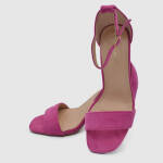Women’s Chunky High Heel Ankle Strap Sandals Fuchsia / 593824 ΓΥΝΑΙΚΕΙΑ ΠΑΠΟΥΤΣΙΑ joya.gr