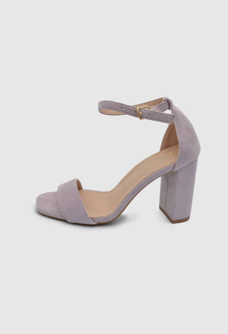 Women’s Chunky High Heel Ankle Strap Sandals Purple / 968374 ΓΥΝΑΙΚΕΙΑ ΠΑΠΟΥΤΣΙΑ joya.gr