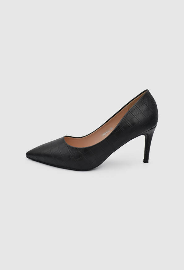 Pumps in Black / 857487 Γόβες με Χαμηλό Τακούνι joya.gr