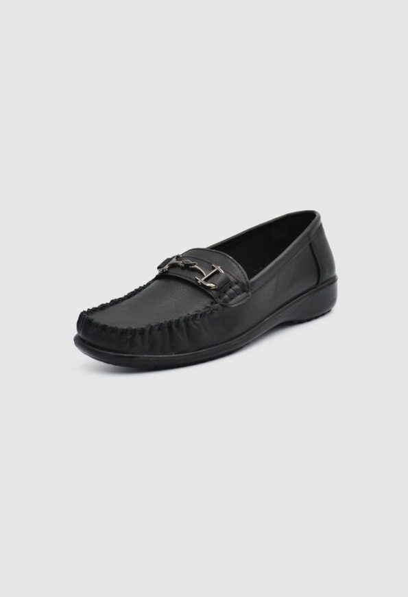 Γυναικεία Μοκασίνια σε Μαύρο Χρώμα / 319782 Γυναικεία Oxfords & Loafers joya.gr