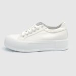 Γυναικεία Flatforms Sneakers Λευκό / 897958