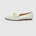 Γυναικεία Μοκασίνια σε Λευκό Χρώμα / 585244 Γυναικεία Oxfords & Loafers joya.gr