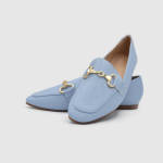 Γυναικεία Μοκασίνια σε Μπλε Χρώμα / 587574 Γυναικεία Oxfords & Loafers joya.gr