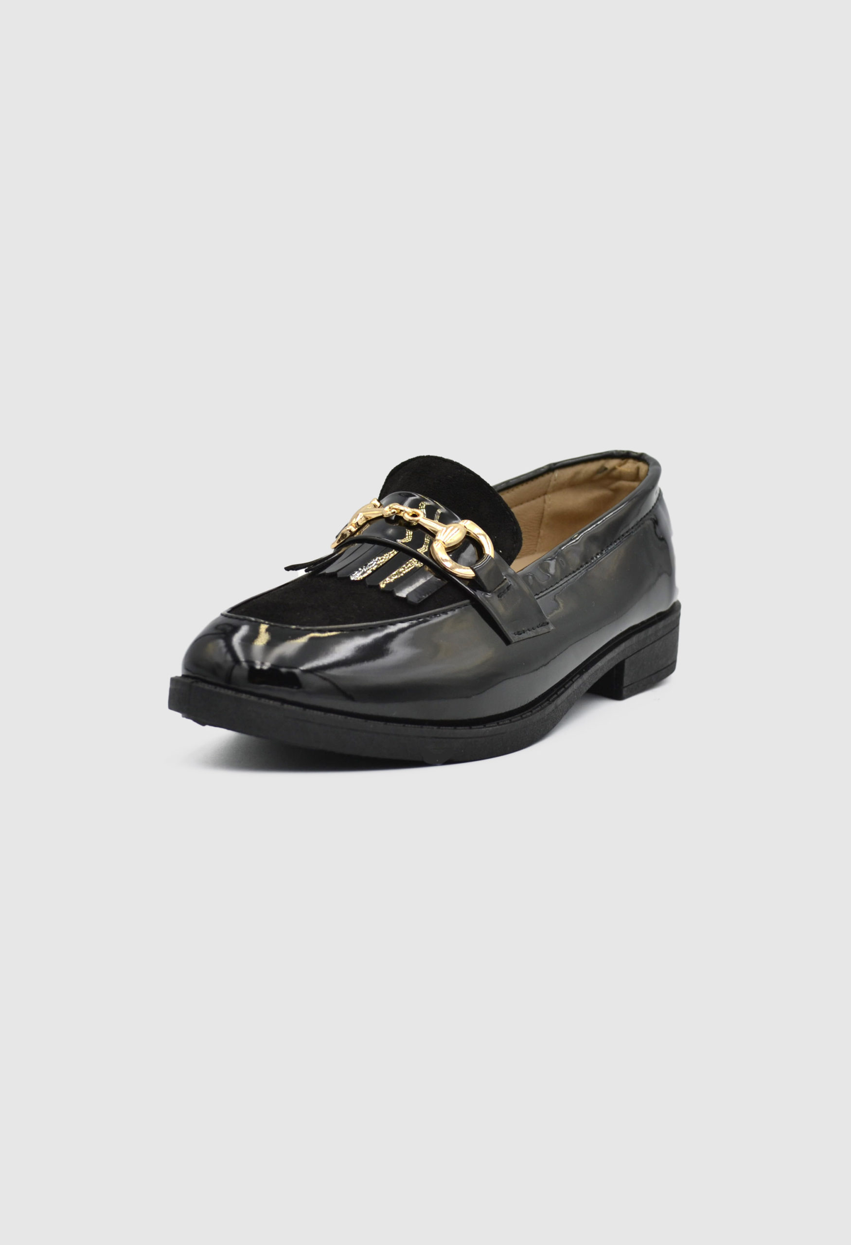Γυναικεία Μοκασίνια σε Μαύρο Χρώμα / 900860 Γυναικεία Oxfords & Loafers joya.gr