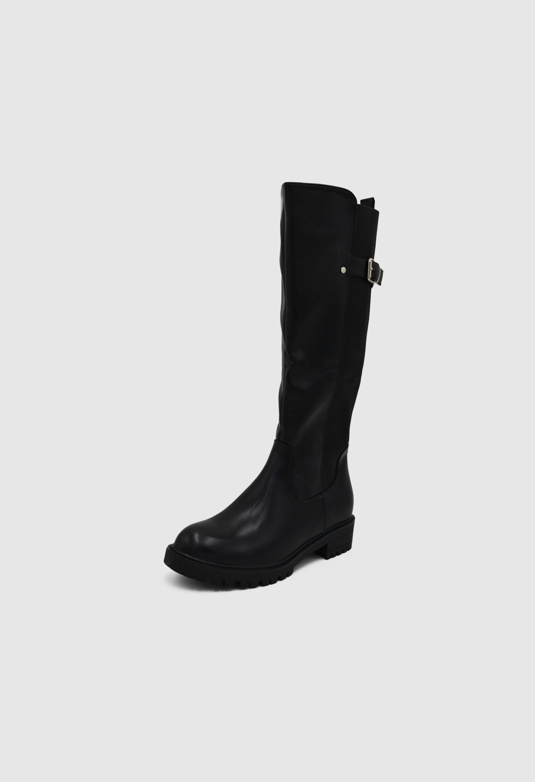 Μπότες Χιονιού με Λάστιχο και Διακοσμητική Τόκα / DM-Y27-black Γυναικεία Mπότες joya.gr