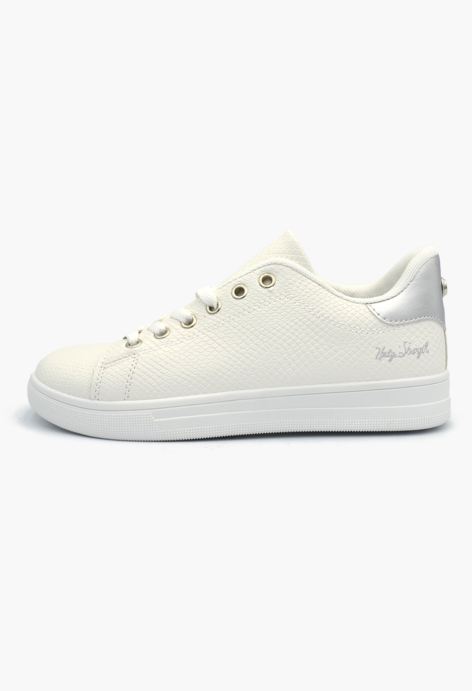 Γυναικεία Flatforms Sneakers Λευκό / OX2528-silver Γυναικεία Αθλητικά και Sneakers joya.gr