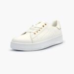 Γυναικεία Flatforms Sneakers Λευκό / OX2538-white Γυναικεία Αθλητικά και Sneakers joya.gr