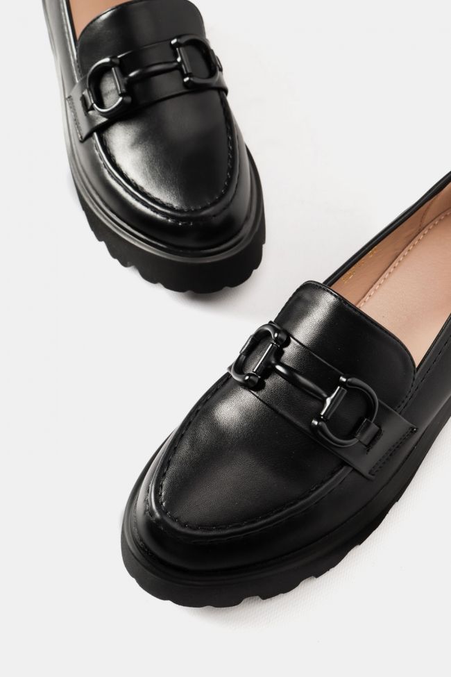 Γυναικεία Loafers σε Μαύρο Χρώμα / D2717-black Χαμηλά Παπούτσια joya.gr