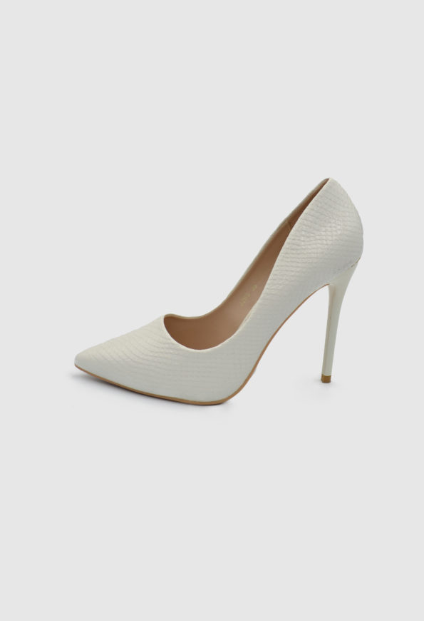 Pointed Heels with Stiletto Heel White / 936299 Ανοιχτά Παπούτσια joya.gr