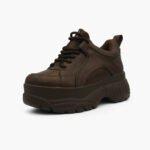 Γυναικεία Chunky Sneakers Wedges Καφέ / H9007-brown ΑΘΛΗΤΙΚΑ με ΠΛΑΤΦΟΡΜΑ joya.gr