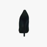 Γόβες Μυτερές Στιλέτο Σατέν με Λεπτό Ψηλό Τακούνι Μαύρο / 6170-black Γόβες Στιλέτο joya.gr