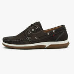 Suede Ανδρικά Boat Shoes σε Καφέ Χρώμα / 9813-brown