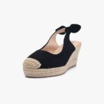Σουέτ Εσπαντρίγιες με Πλατφόρμα Μαύρο / HC569-black Ανοιχτά Παπούτσια joya.gr