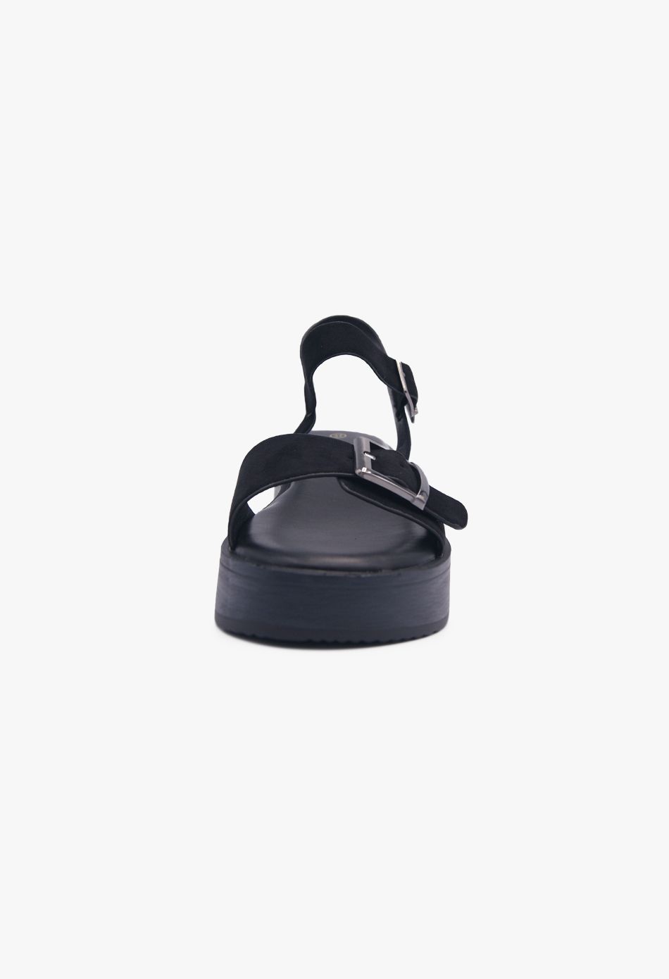 Καλοκαιρινές Γυναικείες Πλατφόρμες Suede με Τόκα Μαύρο / F1513-black Ανοιχτά Παπούτσια joya.gr