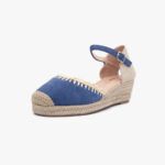 Εσπαντρίγιες πλατφόρμες με χαμηλό τακούνι Μπλε / BL426-blue Ανοιχτά Παπούτσια joya.gr