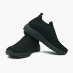 Γυναικεία sneakers τύπου κάλτσα Μαύρα / ZY505-black Γυναικεία Αθλητικά και Sneakers joya.gr