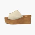 Πλατφόρμες Μονόχρωμες Μπεζ / Z-39-beige MULES joya.gr