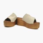 Πλατφόρμες Μονόχρωμες Μπεζ / Z-39-beige MULES joya.gr