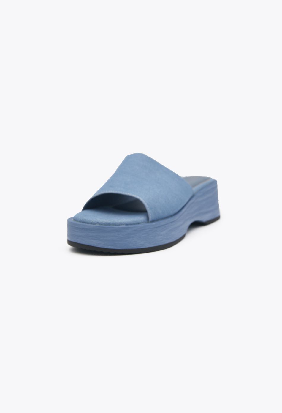 Πλατφόρμες Μονόχρωμες Μπλε / F1516-blue Ανοιχτά Παπούτσια joya.gr