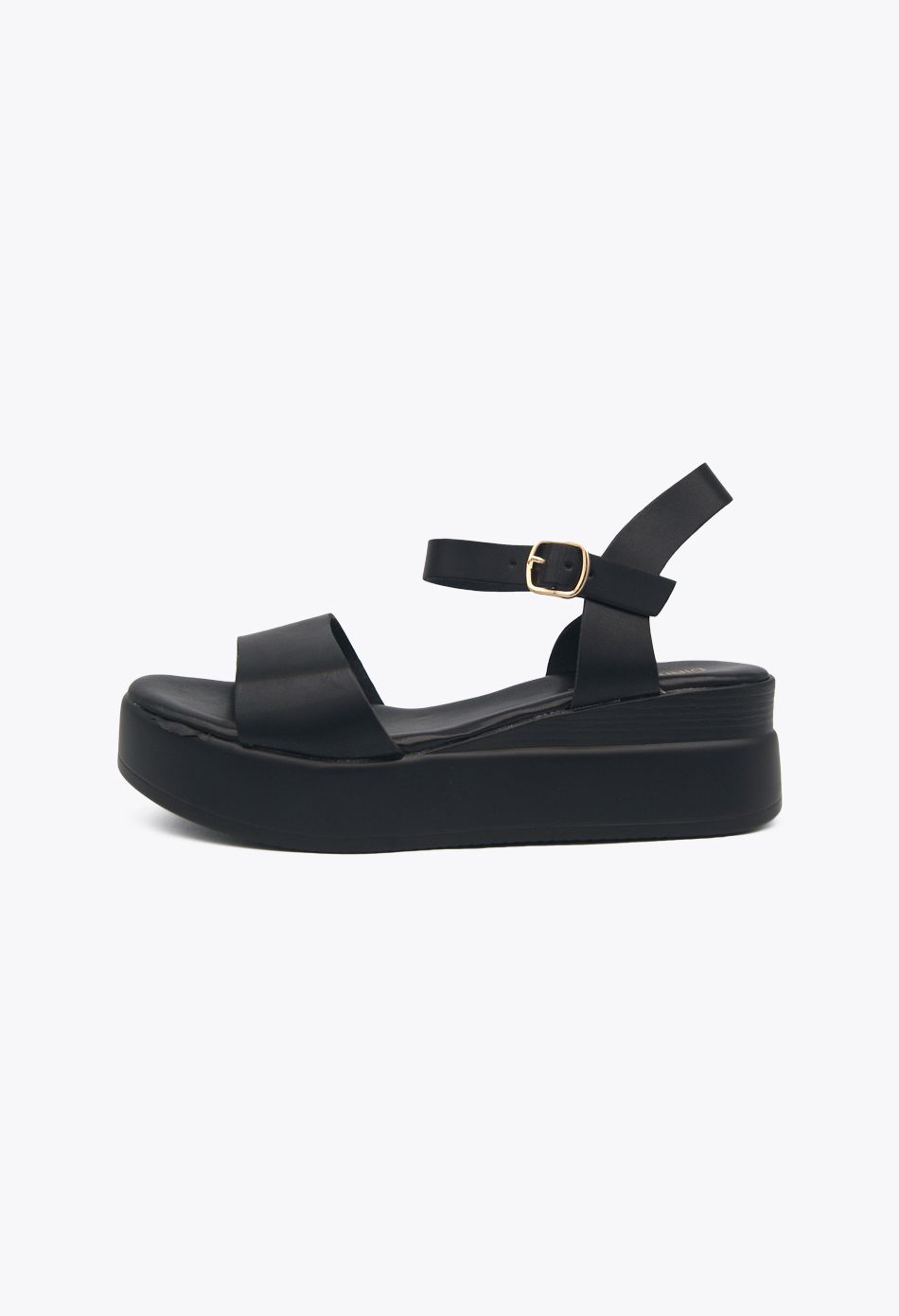Πλατφόρμες Μονόχρωμες Μαύρο / 55-209-black Ανοιχτά Παπούτσια joya.gr