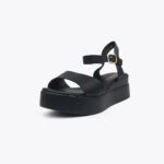 Πλατφόρμες Μονόχρωμες Μαύρο / 55-209-black Ανοιχτά Παπούτσια joya.gr