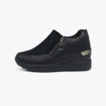 SNEAKERS ΜΕ ΠΛΑΤΦΟΡΜΑ με στρας Μαύρο / OX-2725-black ΑΘΛΗΤΙΚΑ με ΠΛΑΤΦΟΡΜΑ joya.gr