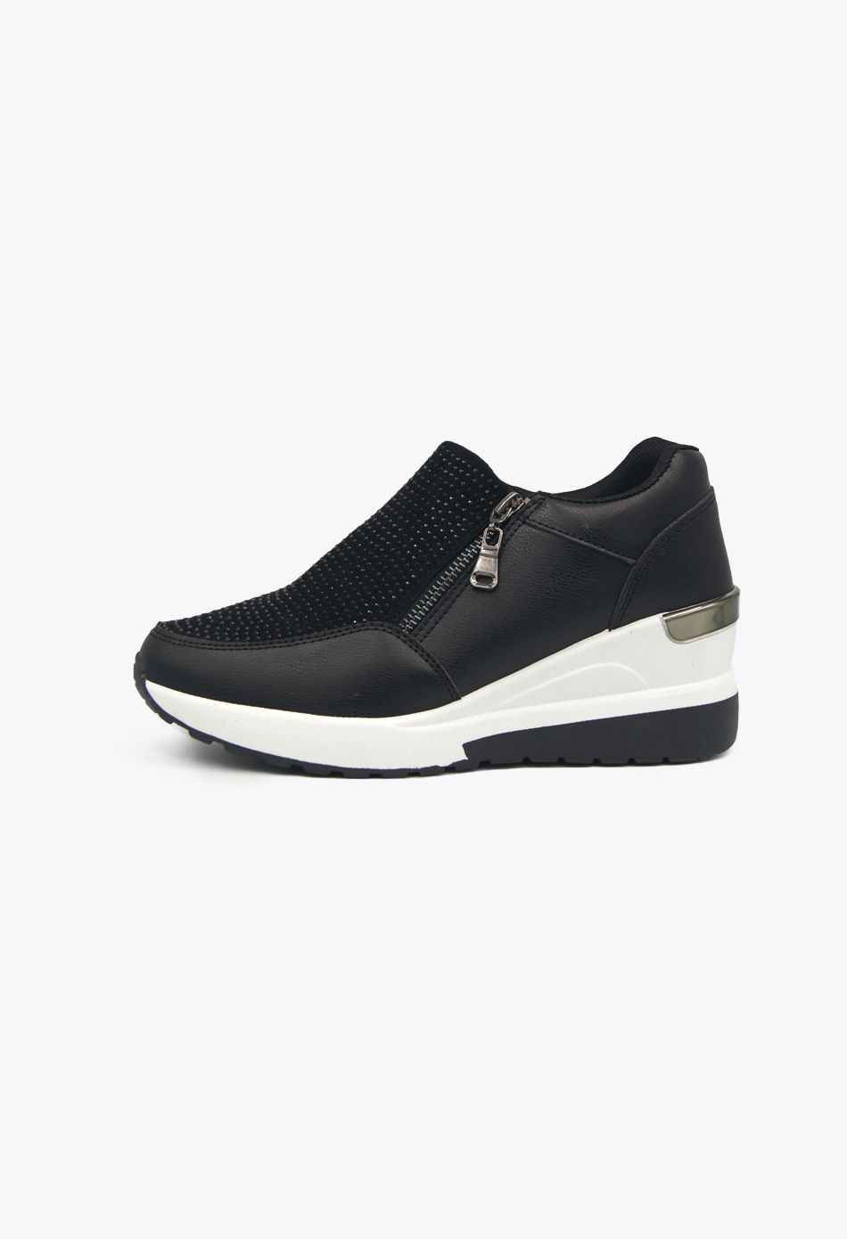 Πέδιλα στρινγκ με αγκράφα Μαύρο / TZ675-black Ανοιχτά Παπούτσια joya.gr