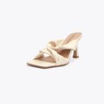 Mules με Πλεξούδα & Αλυσίδα Μπεζ / Z72562-beige MULES joya.gr