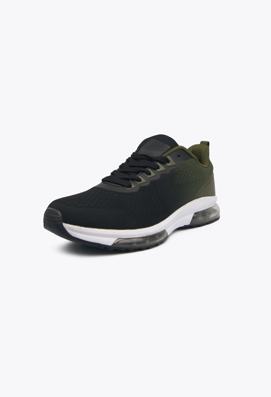 Ανδρικά Αθλητικά Παπούτσια για Τρέξιμο με αεροσόλα Μαύρο / M-6345-black/green ΑΘΛΗΤΙΚΑ & SNEAKERS joya.gr
