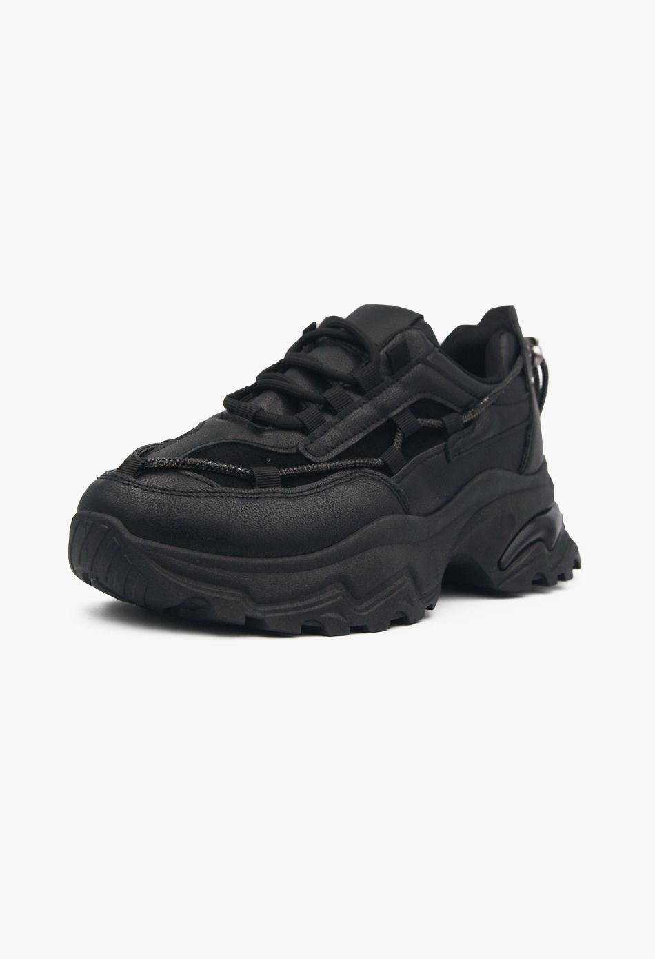 Γυναικείο Αθλητικό Chunky Sneaker με Strass Μαύρο / C2120-black Γυναικεία Αθλητικά και Sneakers joya.gr