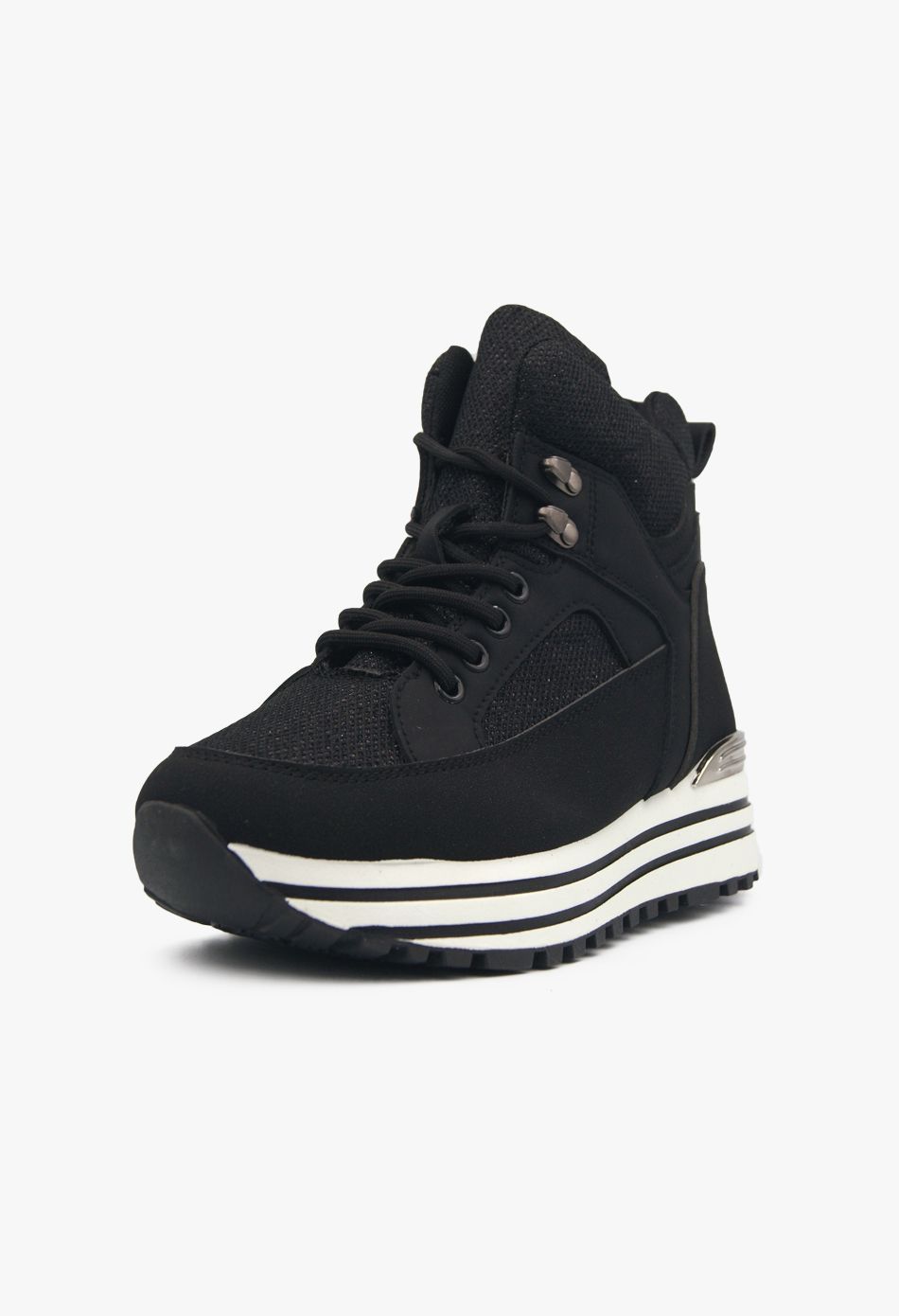 Sneakers Μποτάκια Μαύρο / FF-55-black Γυναικεία Αθλητικά και Sneakers joya.gr