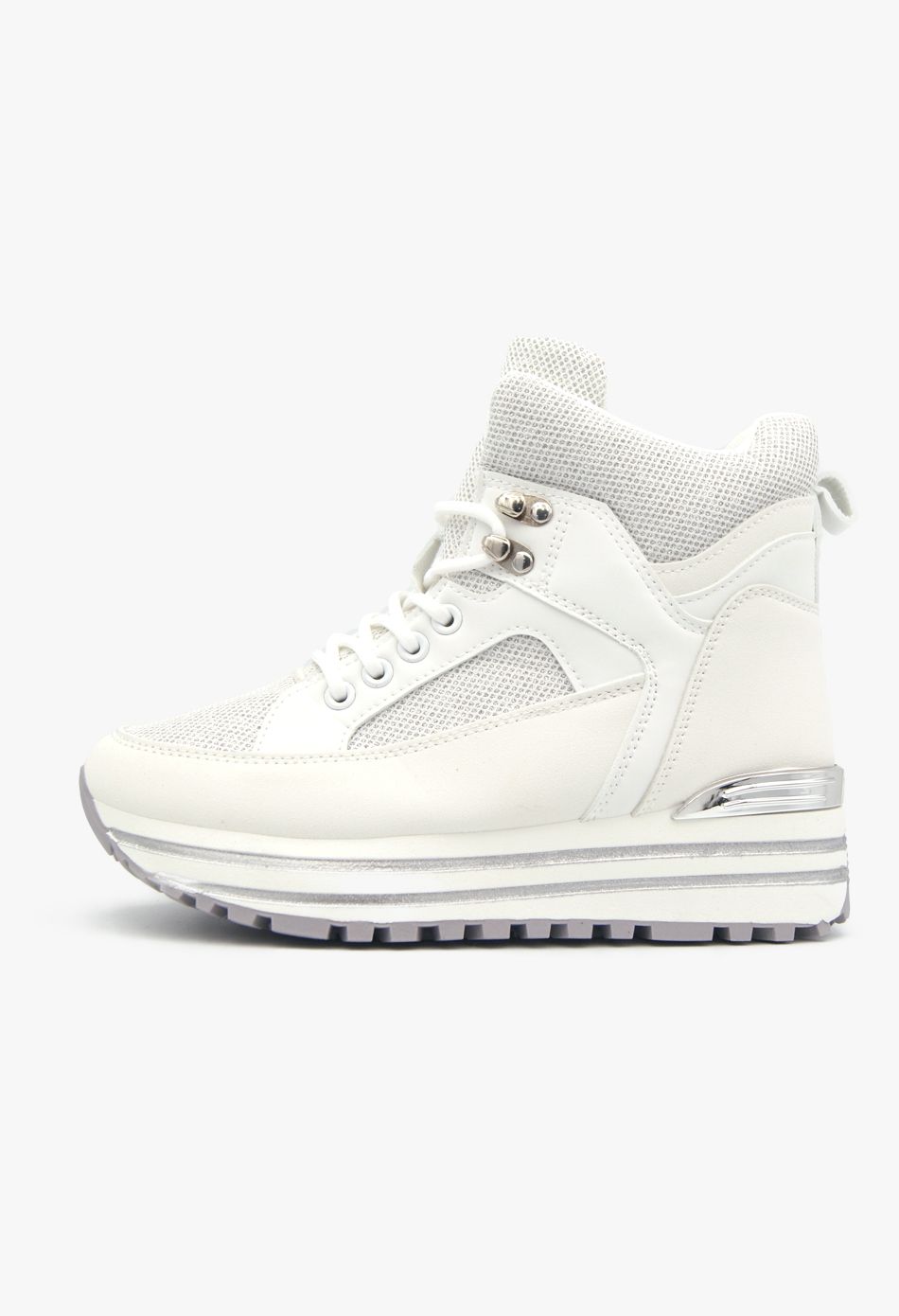 Sneakers Μποτάκια Λευκό / FF-55-white Γυναικεία Αθλητικά και Sneakers joya.gr