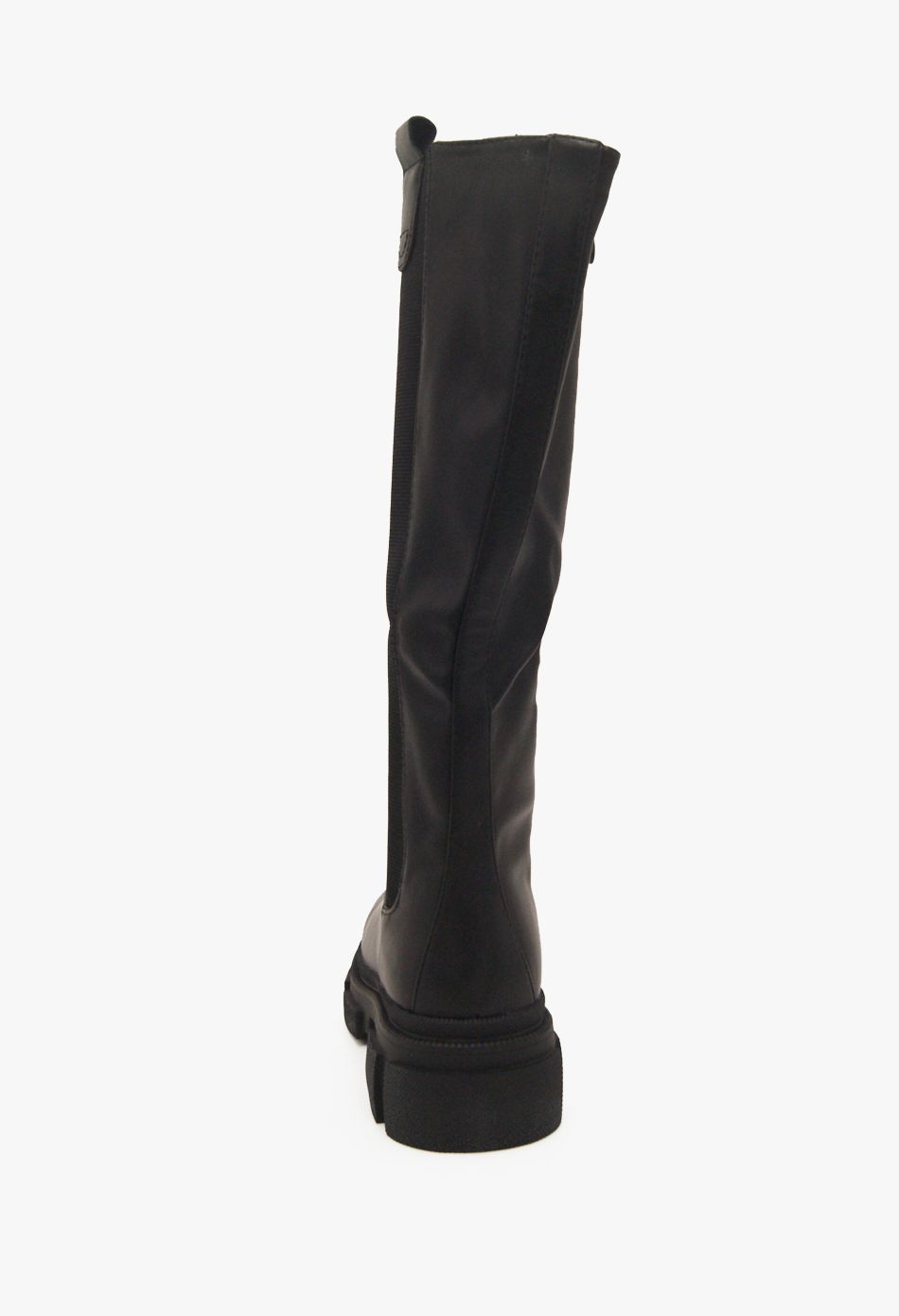 Μπότες με Λάστιχο & Τρακτερωτή Σόλα Μύρο / Y837-2A-black Γυναικεία Mπότες joya.gr