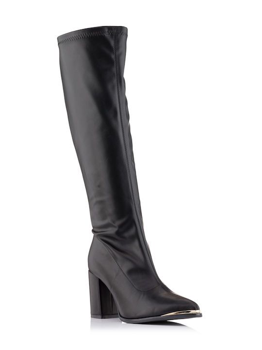 Μπότες Στιλέτο Κάλτσα Μαύρο / HB-241-black Γυναικεία Mπότες joya.gr