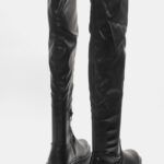 Μπότες Δίσολες Over The Knee Μαύρο / SJ601-black Γυναικεία Mπότες joya.gr