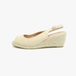 Πλατφόρμες Εσπαντρίγιες Open Heel Μπεζ / BYJX0819-beige Ανοιχτά Παπούτσια joya.gr