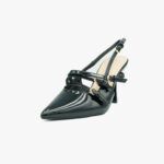 Γόβες Μυτερές με Πολλαπλά Λουράκια & Τόκες Μαύρο / 5011-black Ανοιχτά Παπούτσια joya.gr