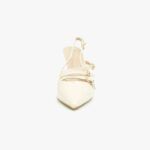 Γόβες Μυτερές με Πολλαπλά Λουράκια & Τόκες Μπεζ / 5011-beige Ανοιχτά Παπούτσια joya.gr