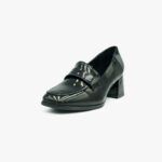 Γόβες Loafers Μαύρο / 5520-1-black Ανοιχτά Παπούτσια joya.gr