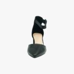 Μυτερές Γόβες με Χοντρό Μεσαίο Τακούνι με λουράκι Μαύρο / K2802-black Ανοιχτά Παπούτσια joya.gr