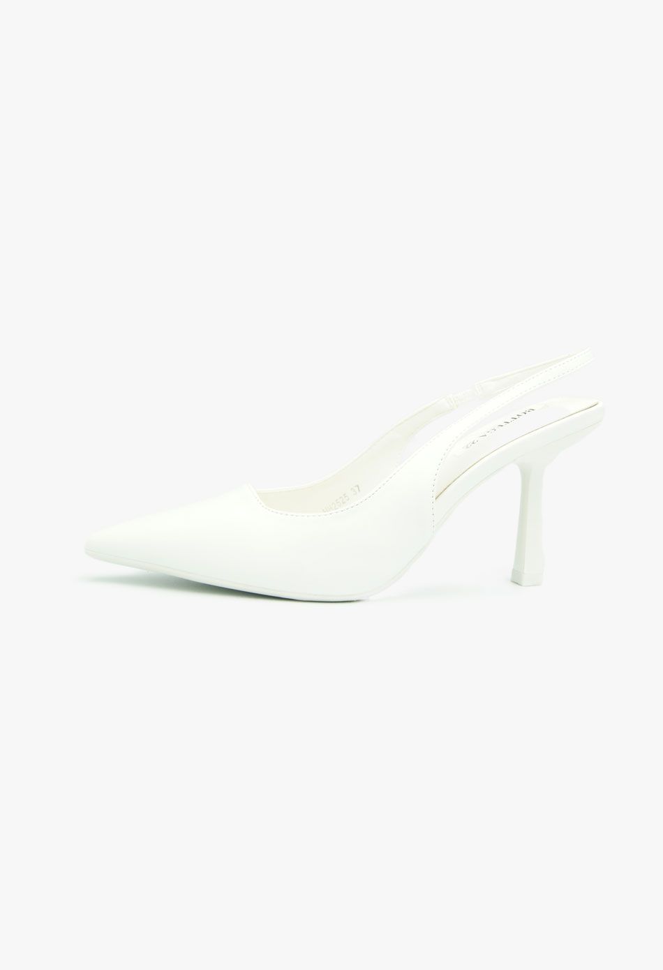 Γόβες Open Heel Λευκό / HH2525-white Ανοιχτά Παπούτσια joya.gr