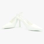 Γόβες Open Heel Λευκό / HH2525-white Ανοιχτά Παπούτσια joya.gr