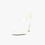 Πέδιλα με χοντρό τακούνι / LT2236-white Ανοιχτά Παπούτσια joya.gr